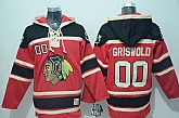 Chicago Blackhawks #00 Clark Griswold Red Stitched Hoodie,baseball caps,new era cap wholesale,wholesale hats